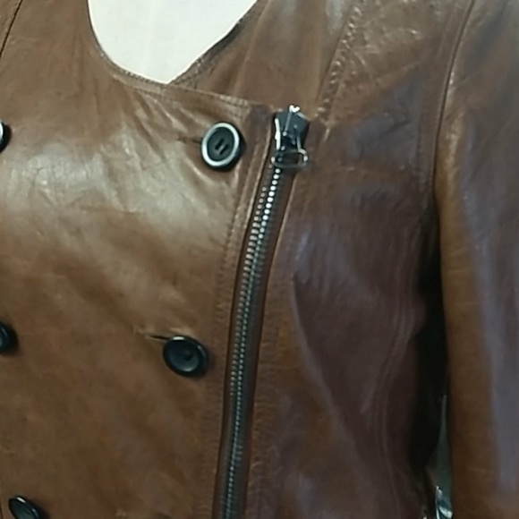 3.1 Phillip Lim leather jacket sz 8 - Picture 3 of 8